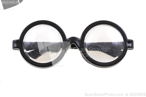 Image of old glasses isolated