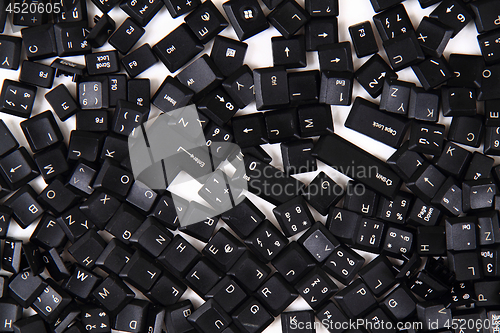 Image of black keyboard key texture