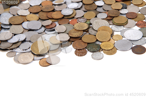 Image of old world coins texture