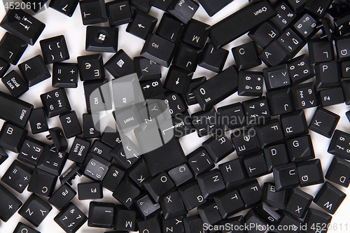 Image of black keyboard key texture