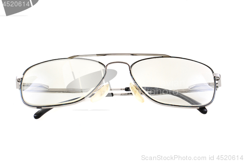 Image of old glasses isolated