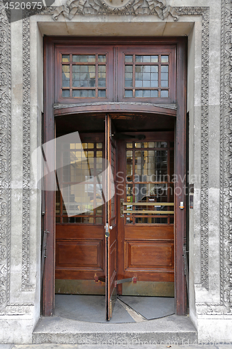 Image of Wooden Revolving Door