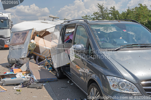 Image of Camper Van Traffic Accident