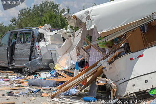 Image of Trailer Camper Traffic Accident