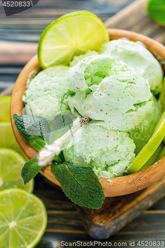 Image of Artisanal ice cream Mojito.