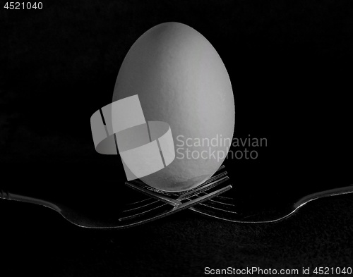 Image of Egg and forks