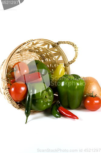 Image of Vegetables on an isolated background