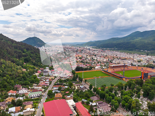 Image of Aerial city view