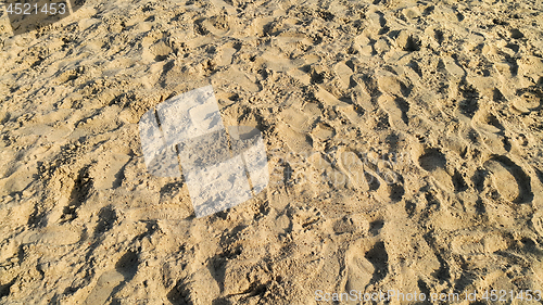 Image of Footprints in the sand