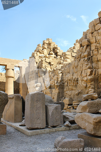 Image of Ancient ruins of Karnak Temple, Luxor, Egypt