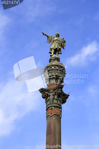 Image of Monument of Christopher Columbus in Barcelona