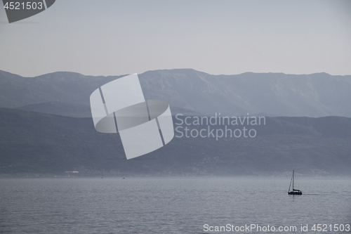 Image of Sailing boat sailing