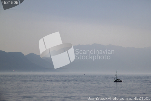 Image of Sailing boat sailing