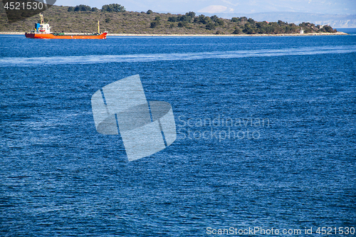 Image of Red tanker