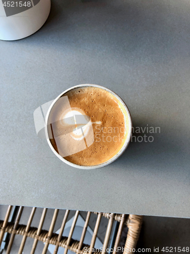 Image of cup of cappuccino