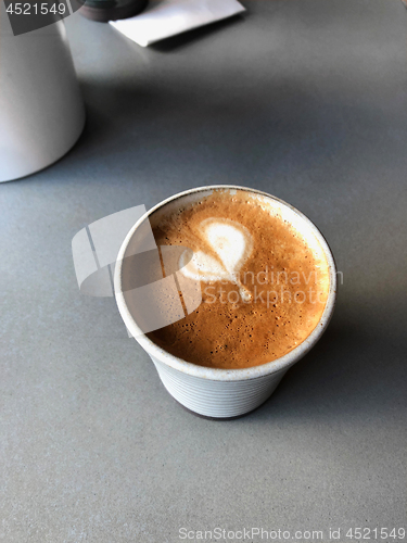 Image of cup of cappuccino