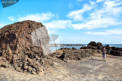 Image of Landscape of Lanzarote Island, Canaries