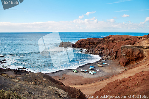 Image of Beautiful landscape of Lanzarote Island