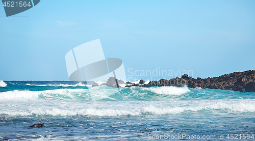 Image of Landscape of Lanzarote Island, Canaries