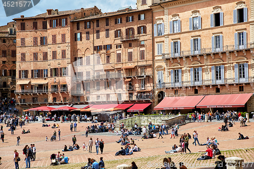 Image of Piazza del Campo, Siena, Italy