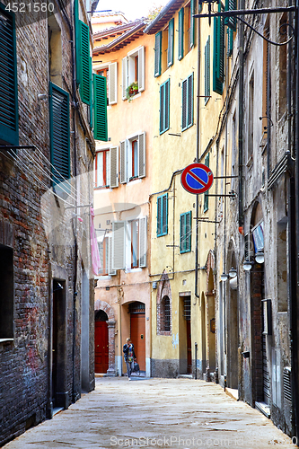 Image of Street view of Siena, Italy