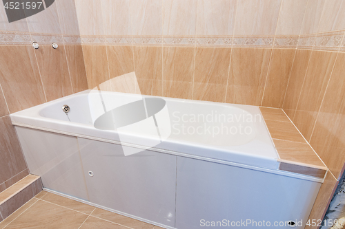 Image of Small bathroom in the bathroom of the apartment