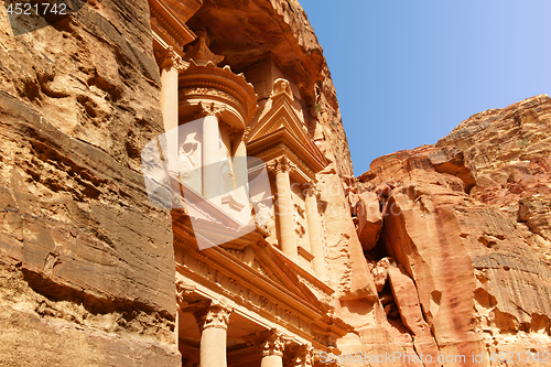 Image of Al-Khazneh (The Treasury) at Petra in Jordan