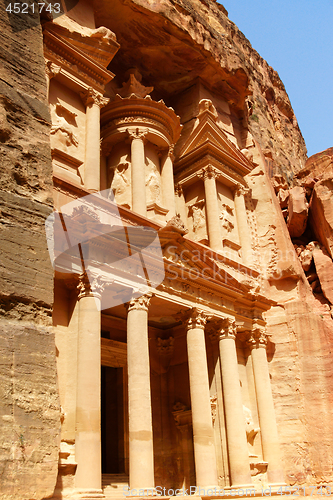 Image of Al-Khazneh (The Treasury) at Petra in Jordan