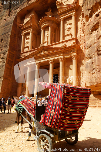 Image of Al-Khazneh (The Treasury) at Petra in Jordan