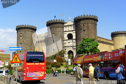 Image of Castel Nuovo or Maschio Angioino in Naples