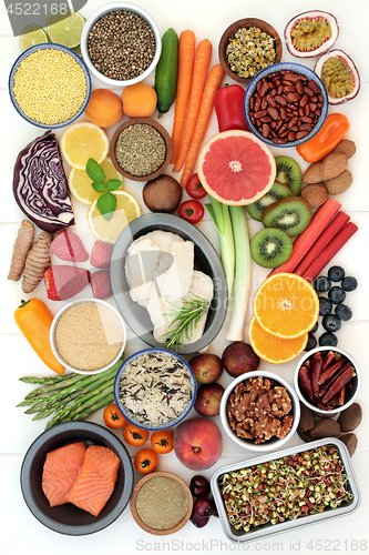 Image of Healthy Diet Food Selection