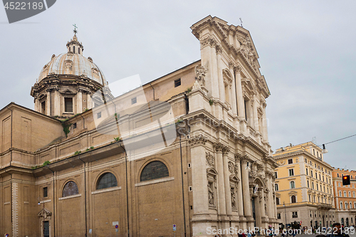 Image of ROME, ITALY - APRILL 21, 2019: View to the buildings