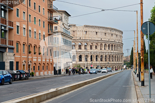 Image of ROME, ITALY - APRILL 21, 2019: View to the Colosseum