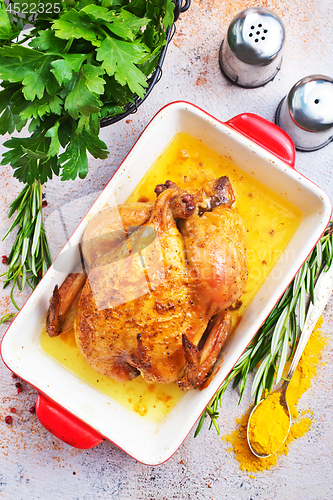 Image of baked chicken