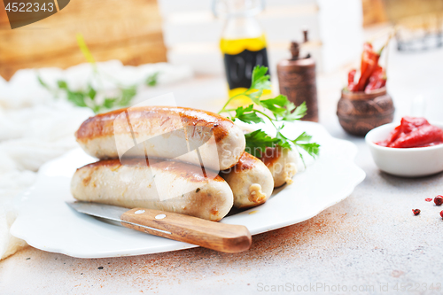 Image of fried sausages