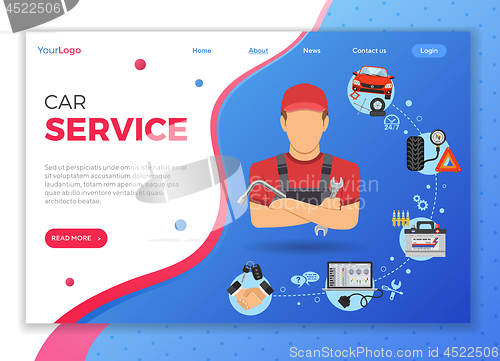 Image of Car Service Concept