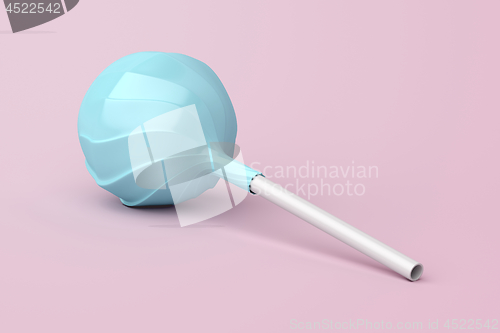 Image of Lollipop on pink background