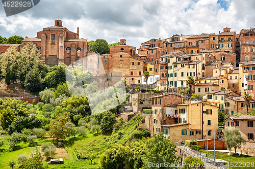 Image of Panoramic view of Siena, Italy