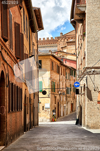 Image of Street view of Siena, Italy