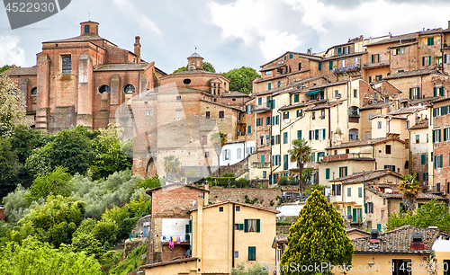 Image of Panoramic view of Siena, Italy