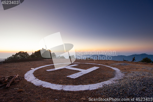 Image of Nepal helipad