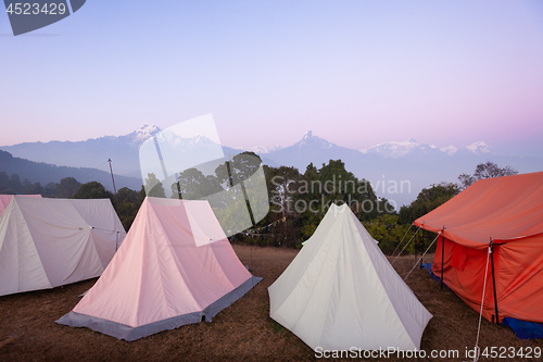 Image of Tents for group camping