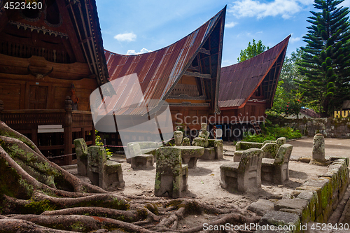 Image of Stone chairs of Ambarita