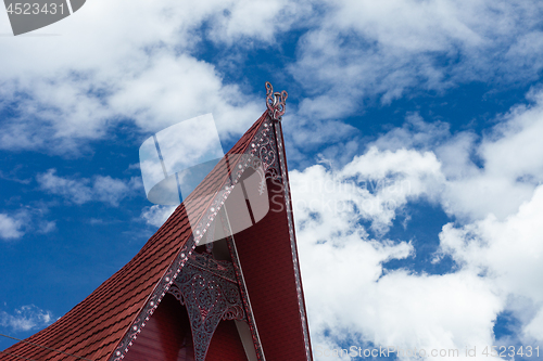 Image of Batak pointed roof