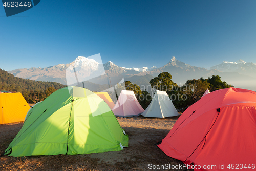 Image of Tents for group camping