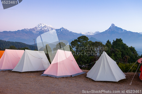 Image of Tents for group camping