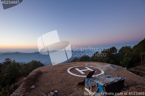 Image of Nepal helipad