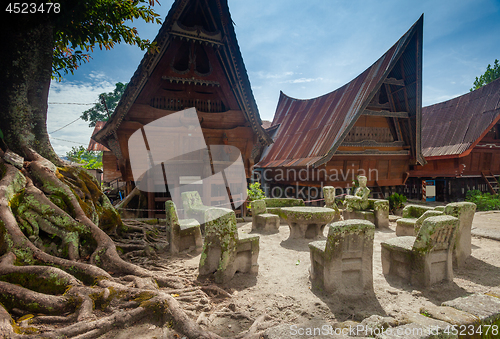 Image of Stone chairs of Ambarita