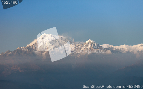 Image of Hiunchuli and Annapurna South