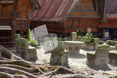 Image of Stone chairs of Ambarita